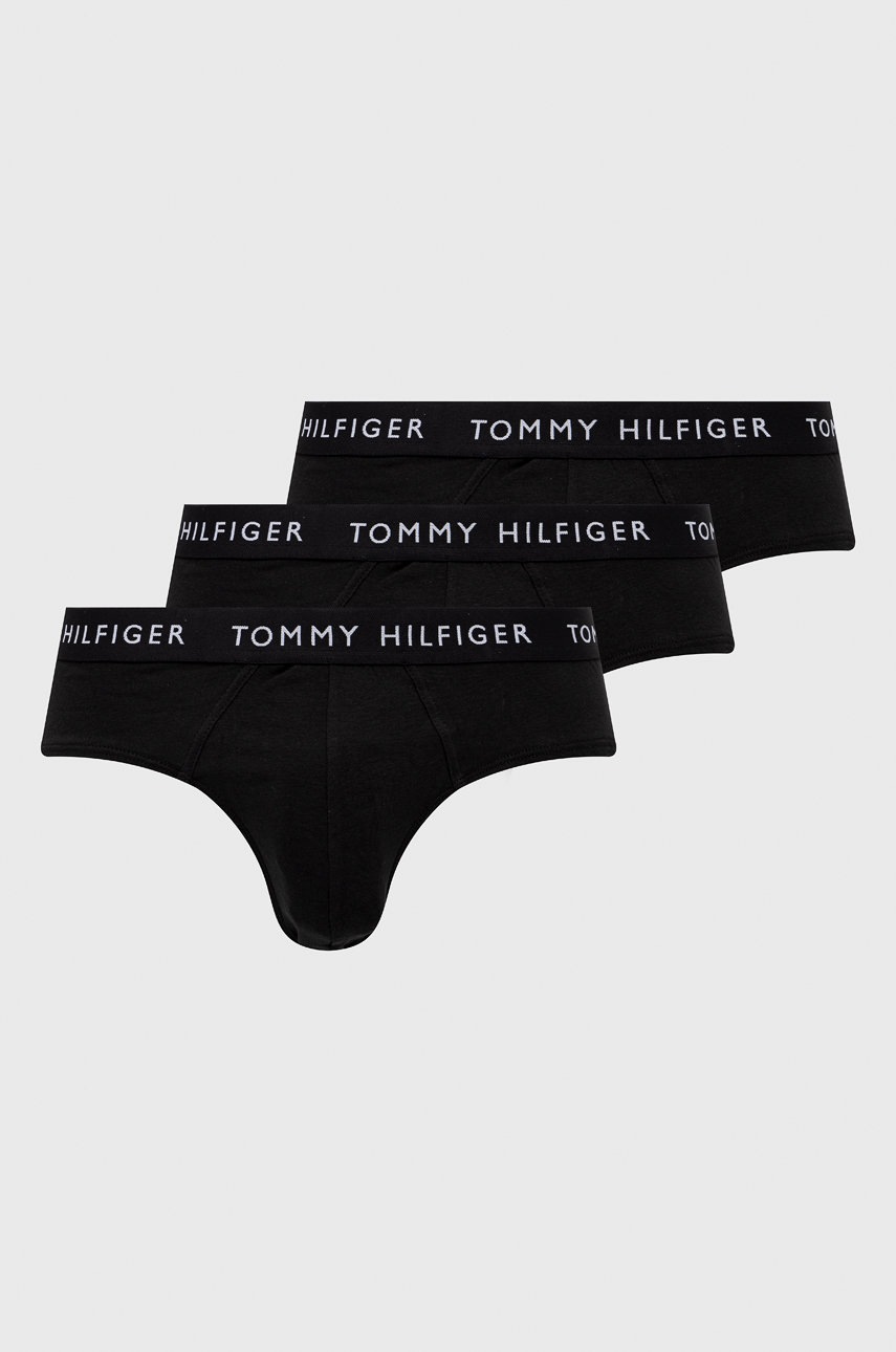 

Слипове Tommy Hilfiger (3-pack) в черно UM0UM02206, Черен