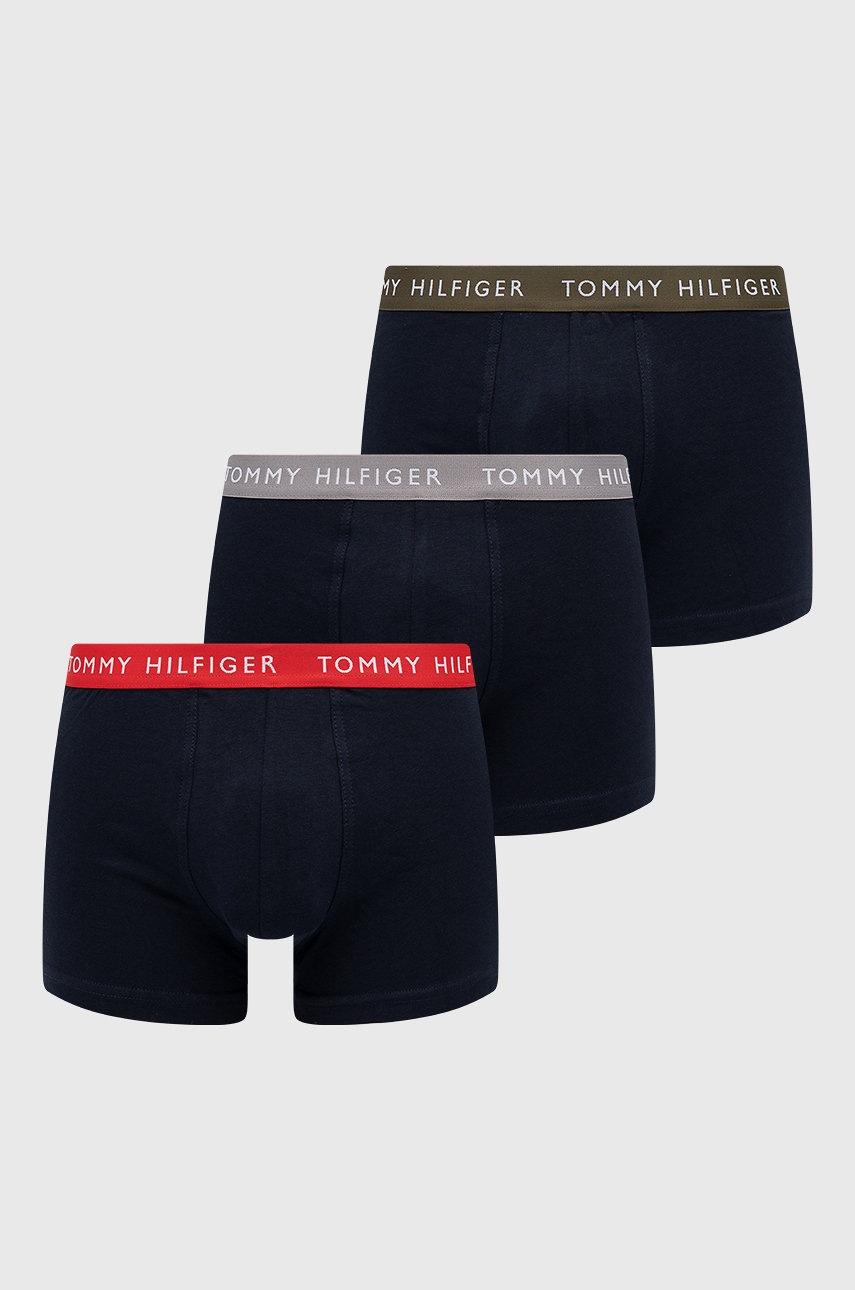 

Боксерки Tommy Hilfiger (3 чифта) мъжки в тъмносиньо, Тъмносин
