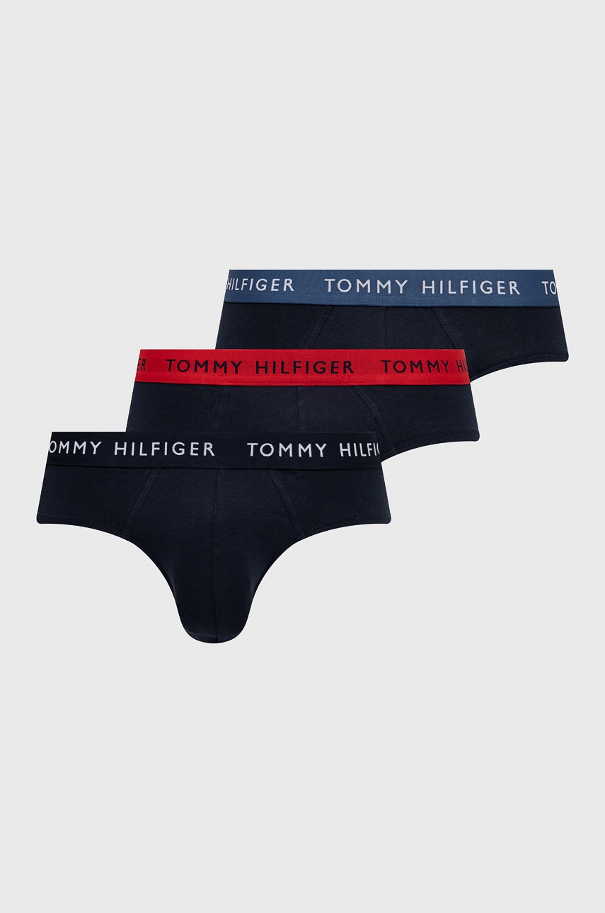 

Слипове Tommy Hilfiger (3-pack) в тъмносиньо, Тъмносин