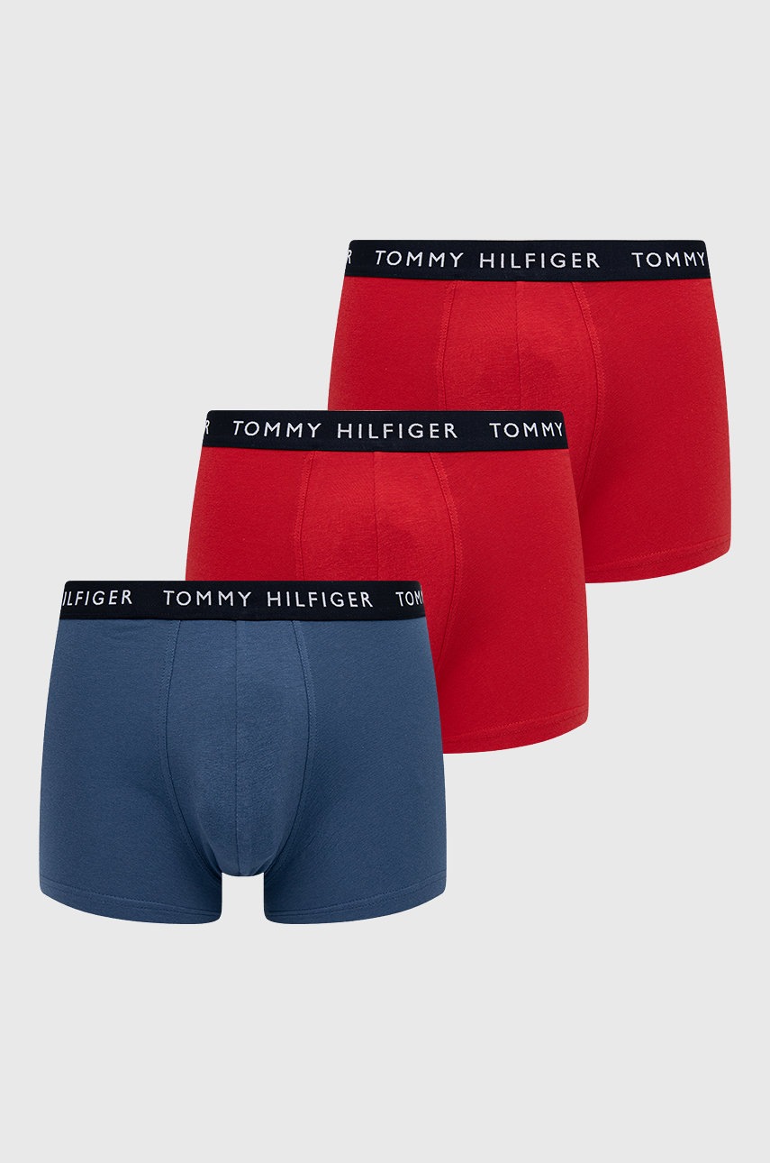 

Боксерки Tommy Hilfiger (3 чифта) мъжки в червено, Червен