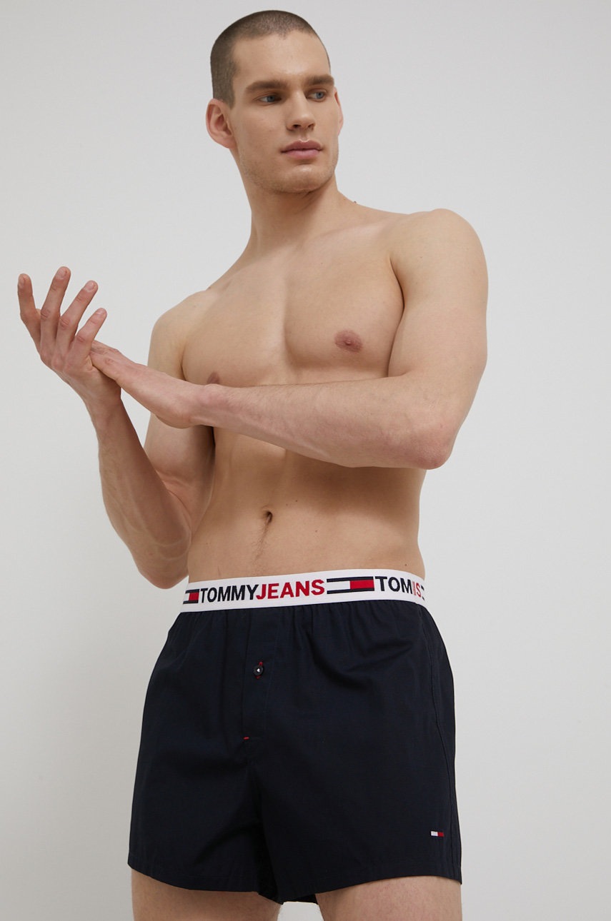 

Памучни боксерки Tommy Hilfiger в тъмносиньо, Тъмносин