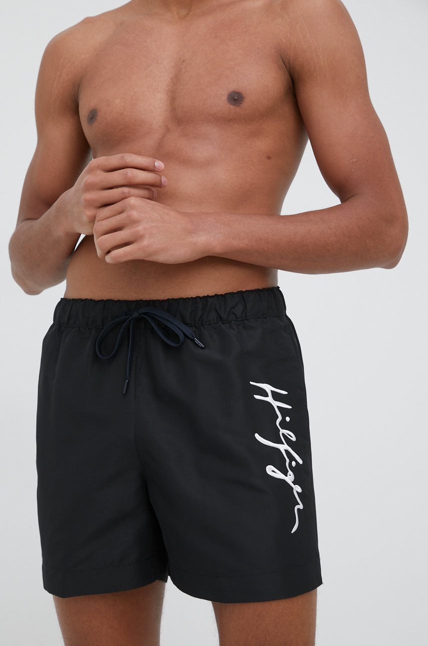 

Плувни шорти Tommy Hilfiger в черно, Черен