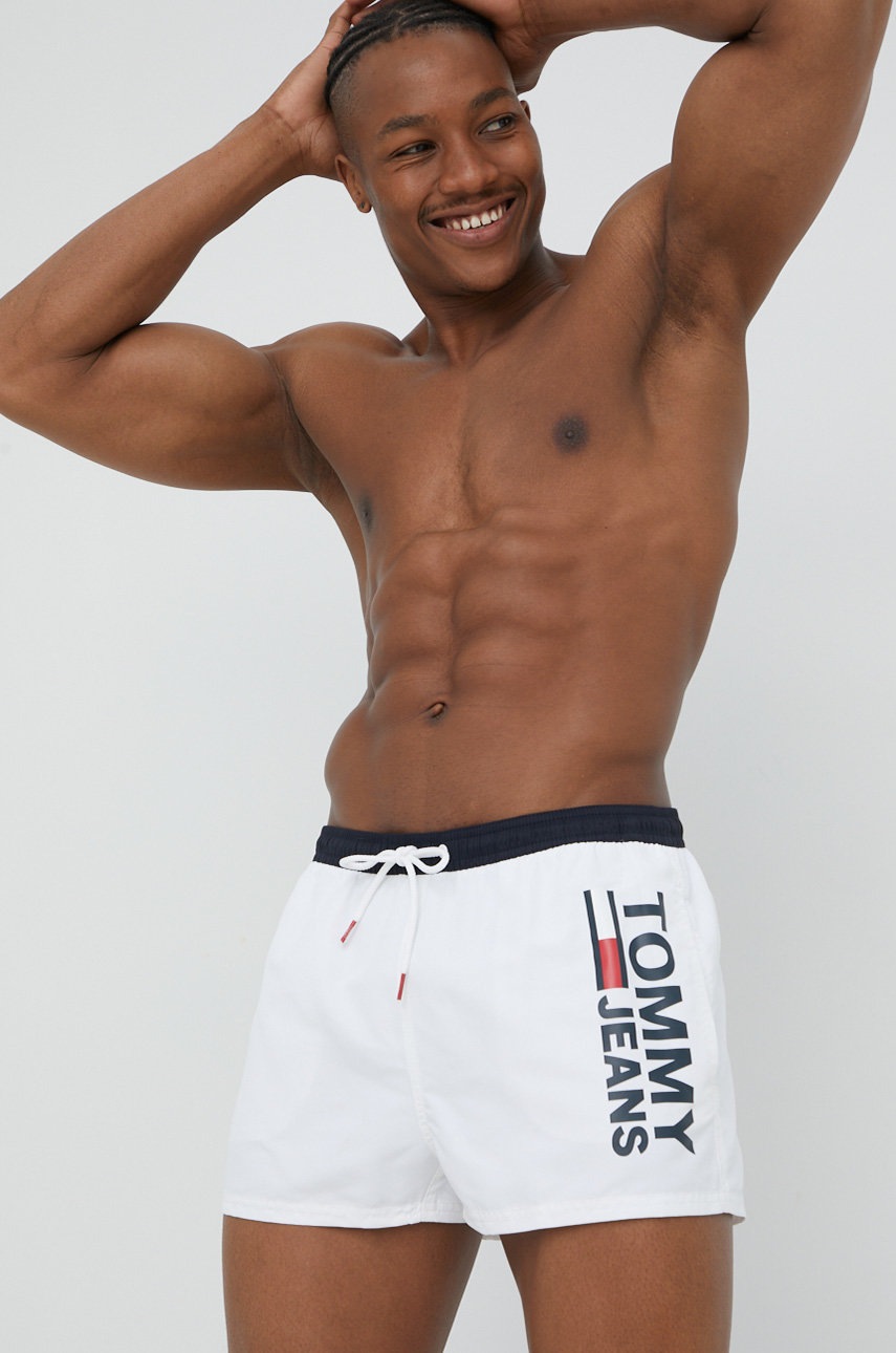 

Плувни шорти Tommy Hilfiger в бяло, Бял