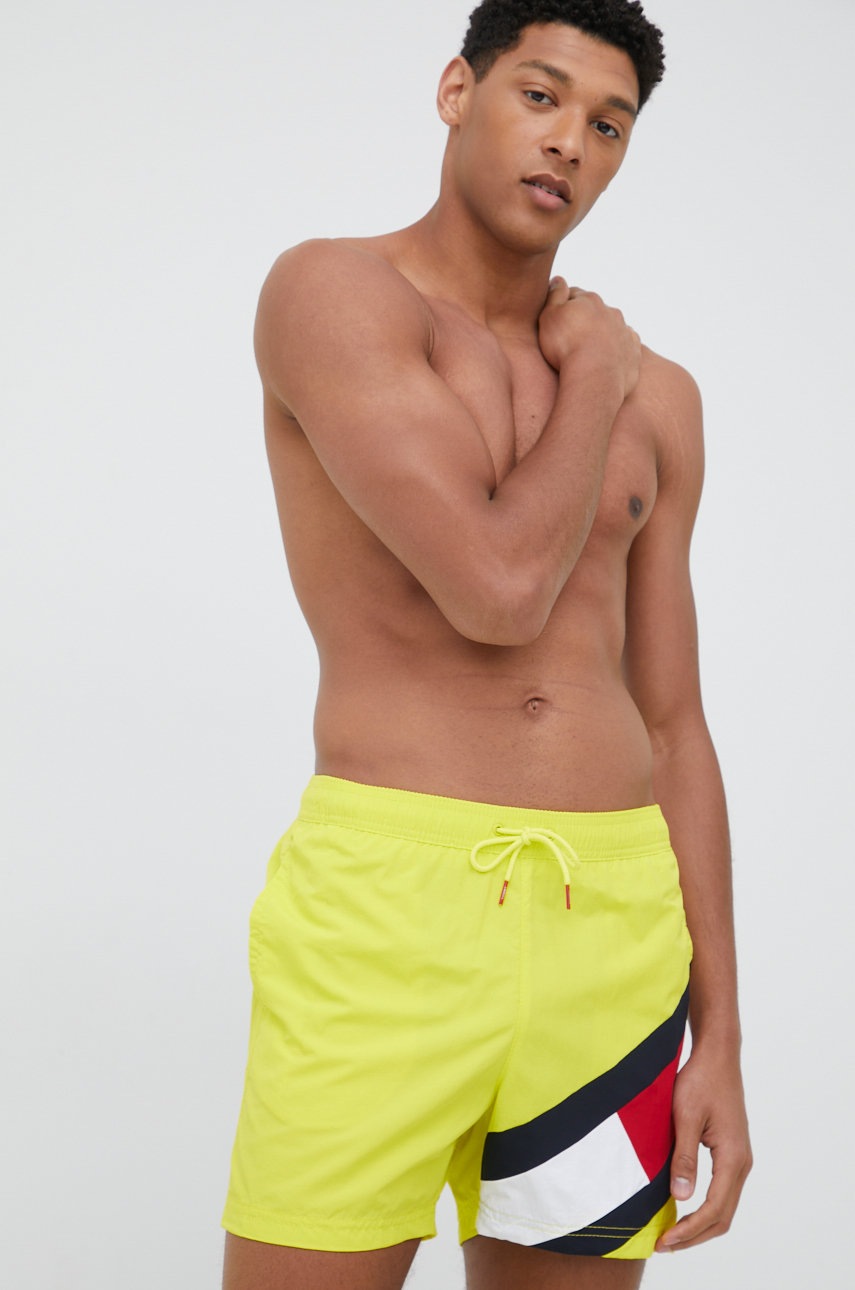 

Плувни шорти Tommy Hilfiger в жълто, Жълт