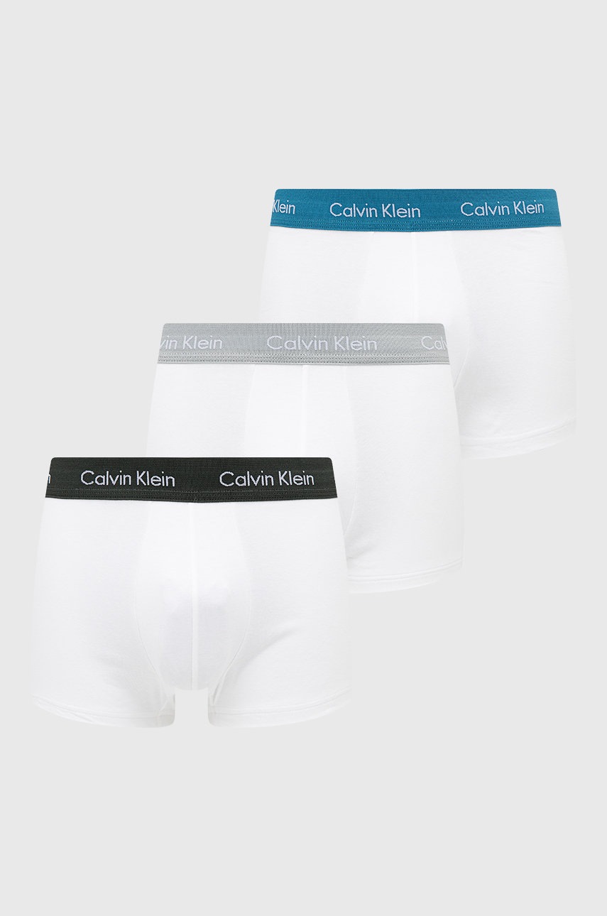 

Боксерки Calvin Klein Underwear (3 чифта) мъжки в бяло, Бял