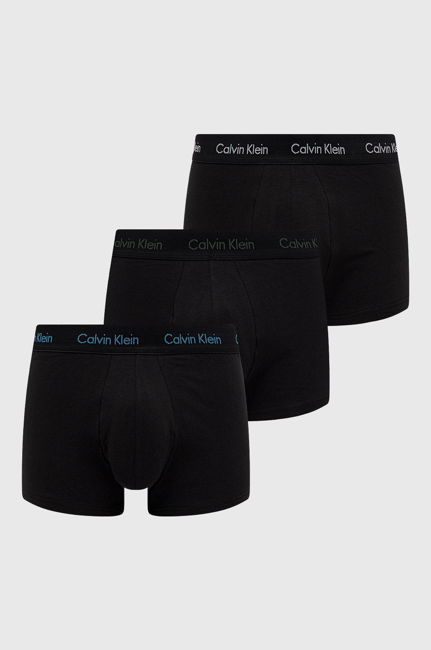

Боксерки Calvin Klein Underwear (3 чифта) мъжки в черно, Черен