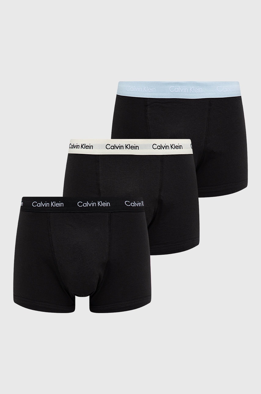 

Боксерки Calvin Klein Underwear (3 чифта) мъжки в черно, Черен