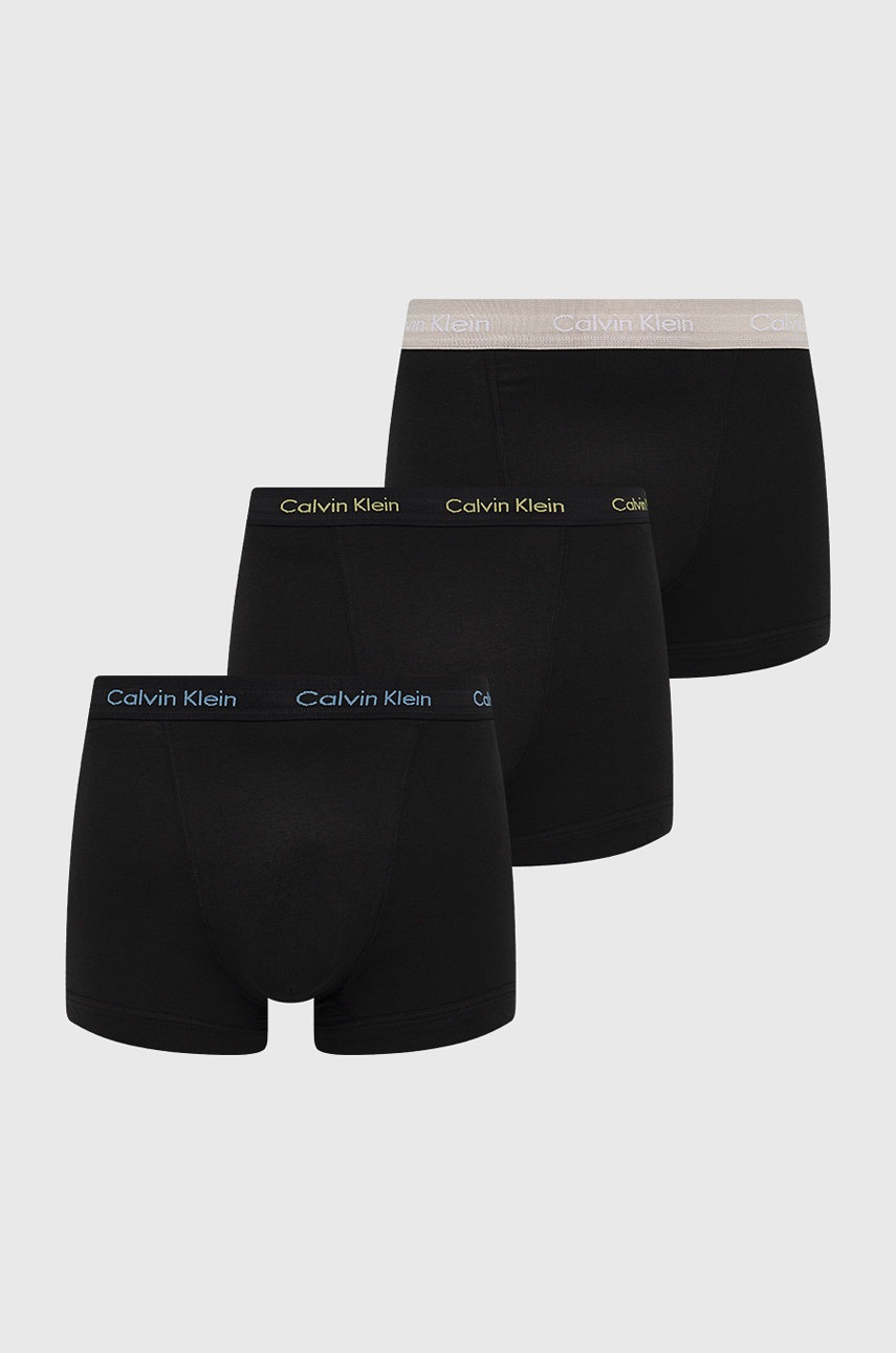 

Боксерки Calvin Klein Underwear (3 чифта) мъжки в черно, Черен