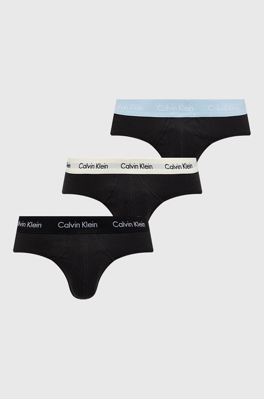 

Слипове Calvin Klein Underwear (3 чифта) мъжки в черно, Черен