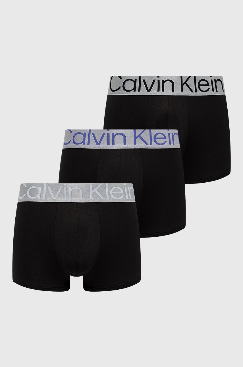 

Боксерки Calvin Klein Underwear (3 чифта) мъжки в черно, Черен