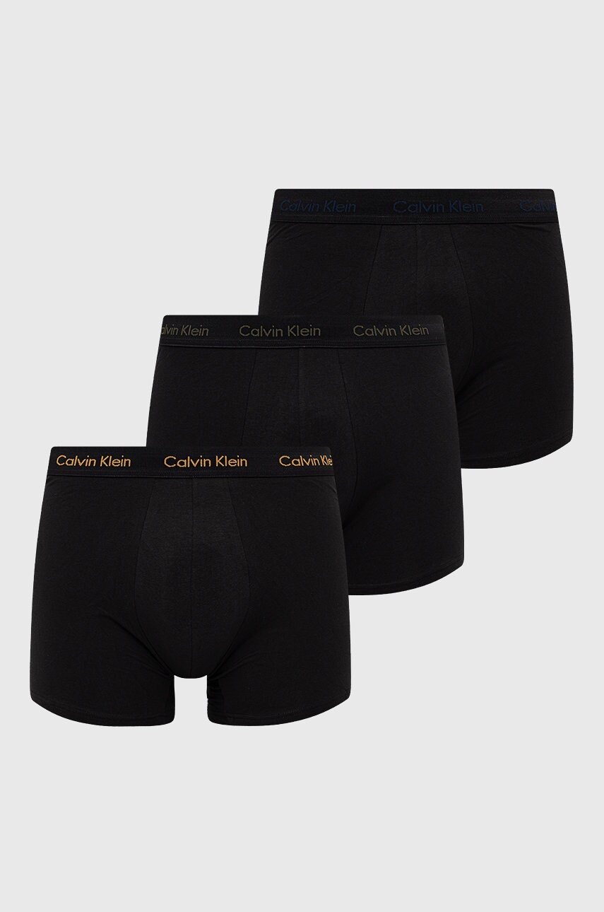 

Боксерки Calvin Klein Underwear (3 чифта) мъжки в черно, Черен