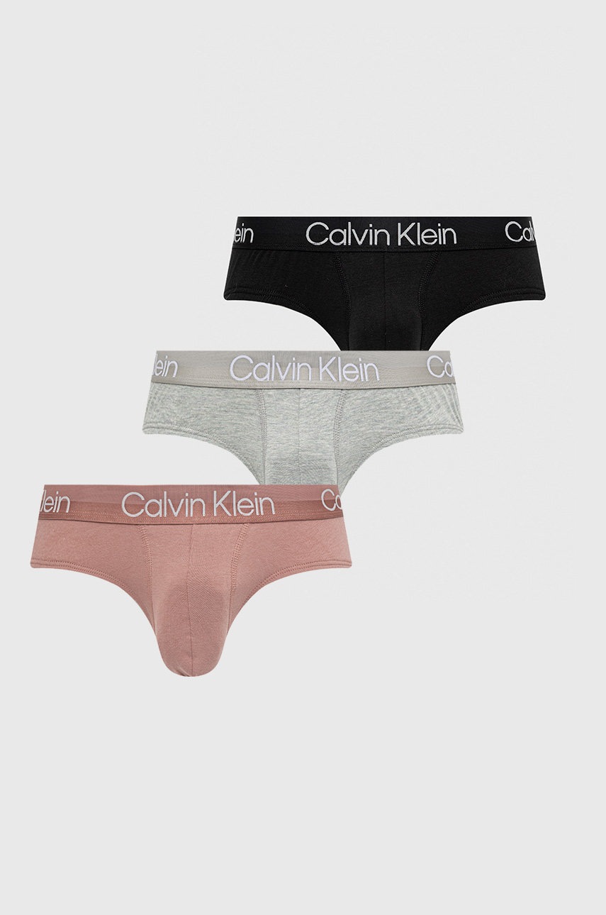 

Слипове Calvin Klein Underwear (3 чифта) мъжки в червено, Червен