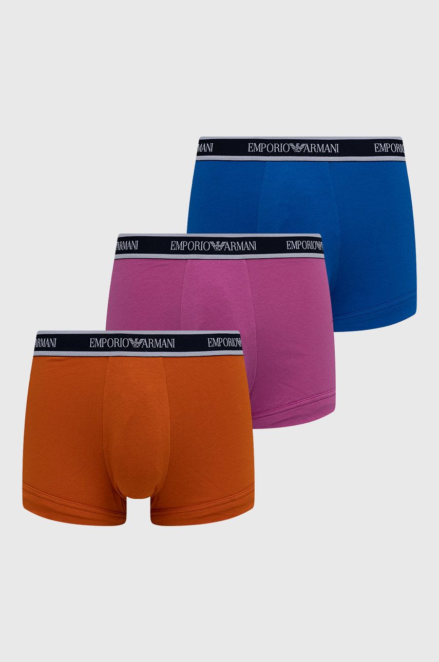Emporio Armani Underwear Boxeri (3-pack) bărbați, culoarea portocaliu