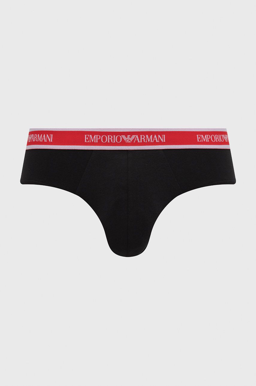 Emporio Armani Underwear Slipy (2-pack) męskie kolor czarny