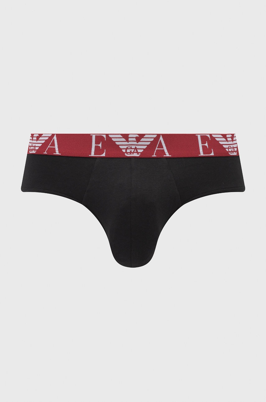

Слипы Emporio Armani Underwear (3-pack) мужское цвет чёрный