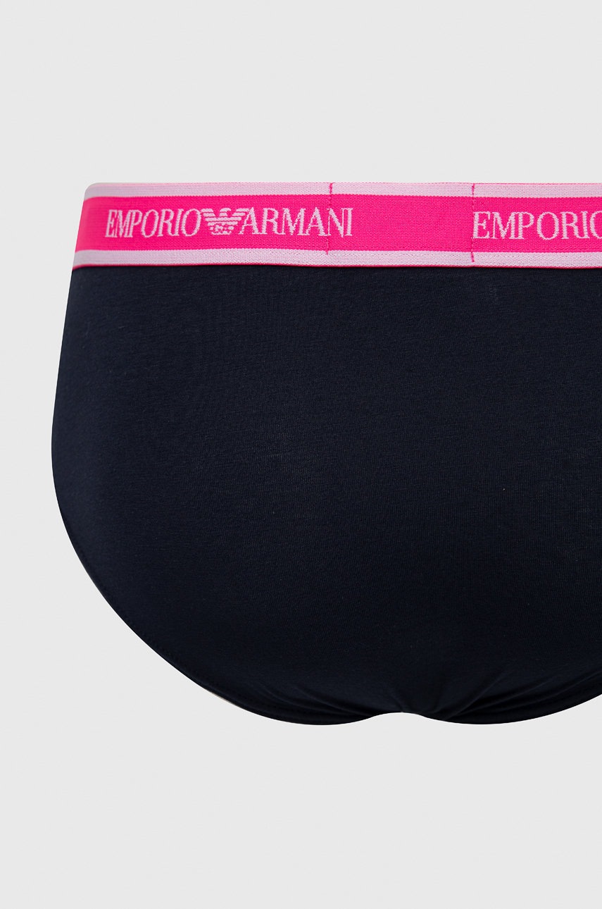 

Слипы Emporio Armani Underwear (3-pack) мужское цвет синий