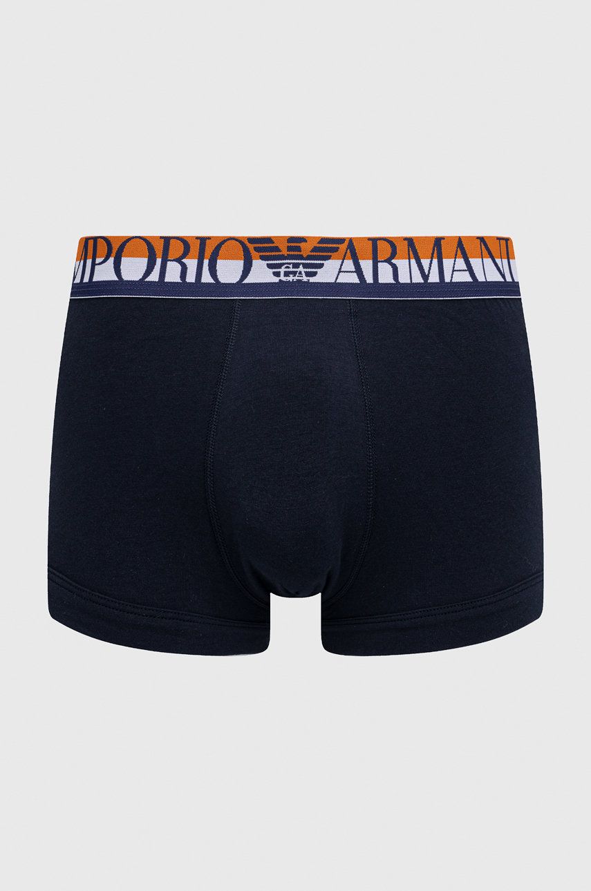 Emporio Armani Underwear boxeri barbati, culoarea albastru marin answear.ro
