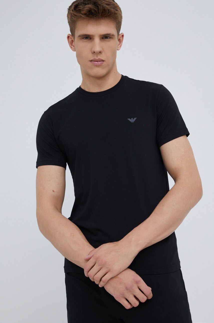 

Піжама Emporio Armani Underwear чоловіча колір чорний однотонна