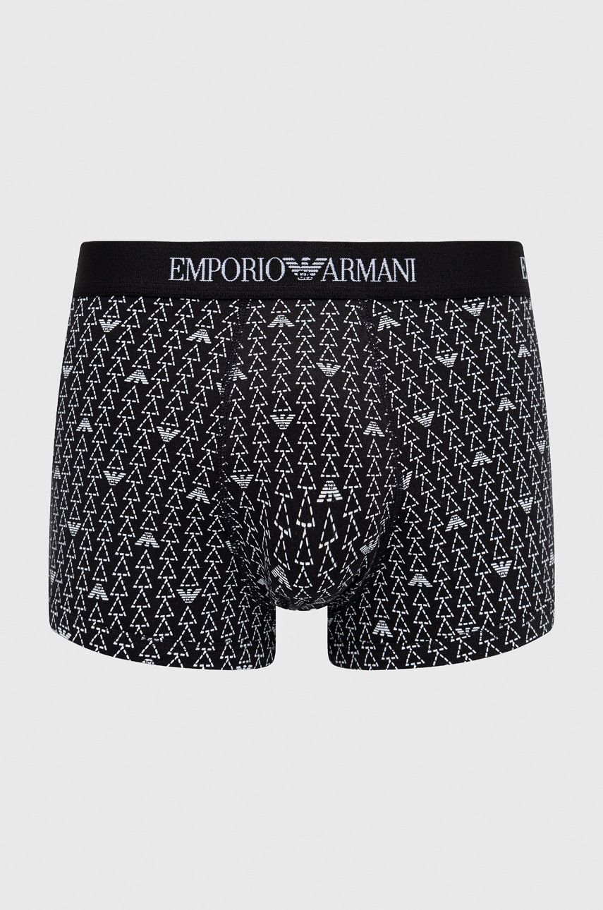 

Бавовняні боксери Emporio Armani Underwear колір чорний