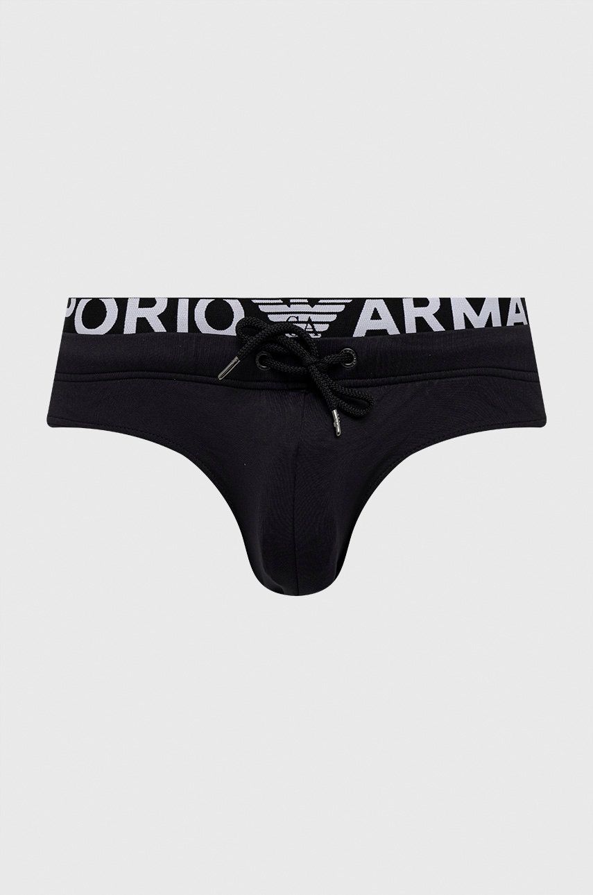 Emporio Armani Underwear costum de baie culoarea negru 2022 ❤️ Pret Super answear imagine noua 2022