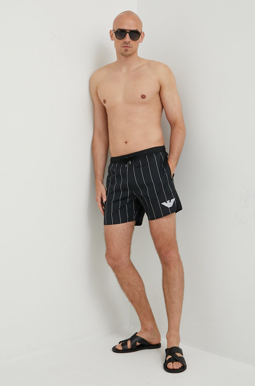 

Купальні шорти Emporio Armani Underwear колір чорний