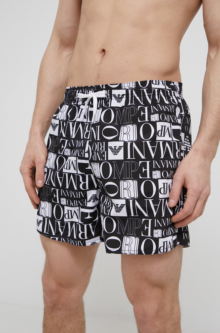 

Купальні шорти Emporio Armani Underwear колір чорний