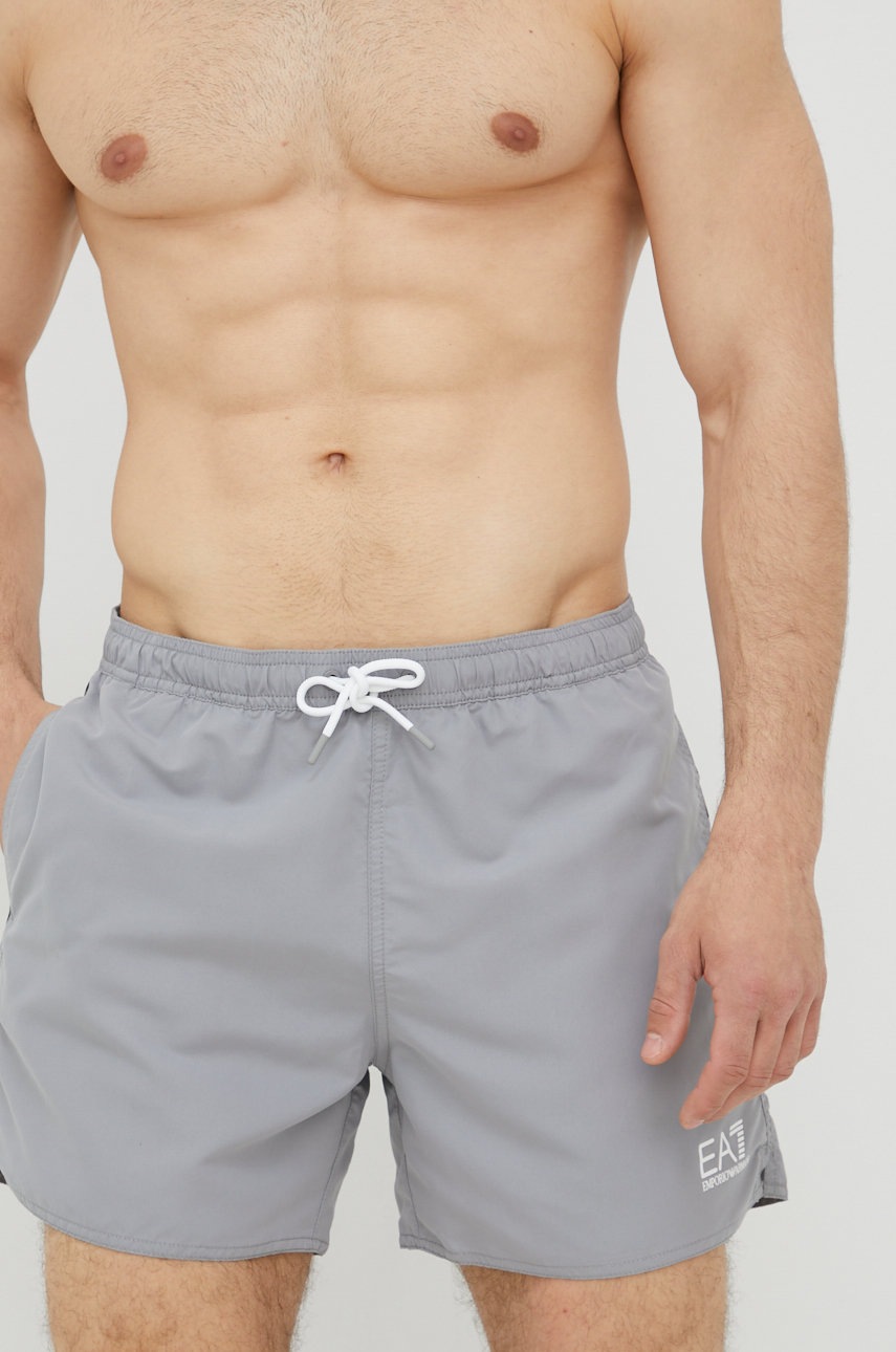 

Купальные шорты EA7 Emporio Armani цвет серый
