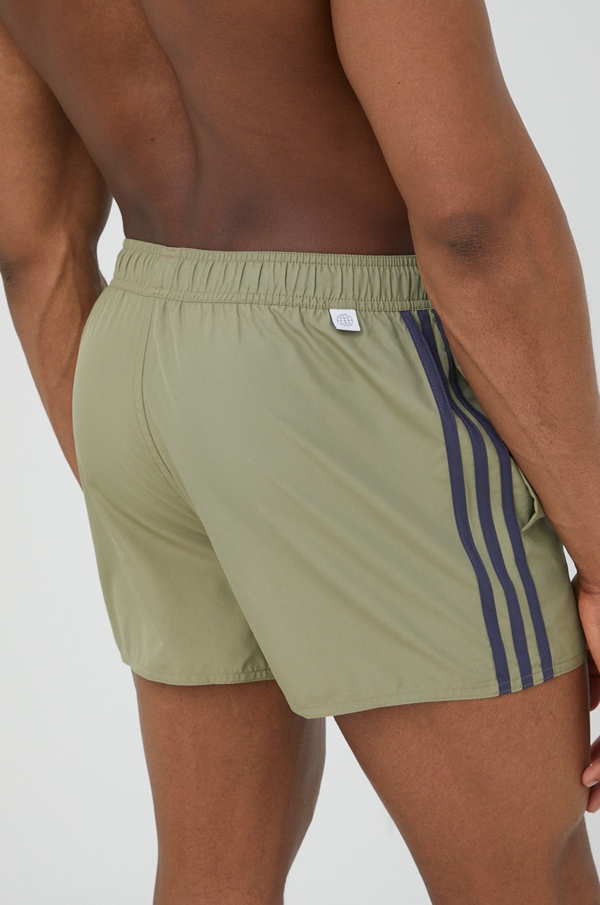 

Купальные шорты adidas Performance Classic 3-stripes HA0397 цвет зелёный