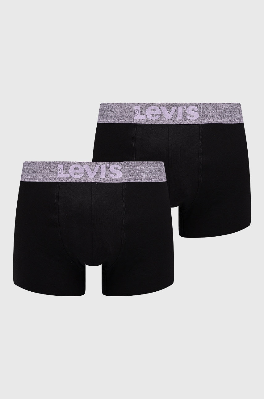 

Боксерки Levi' мъжки в черно, Черен