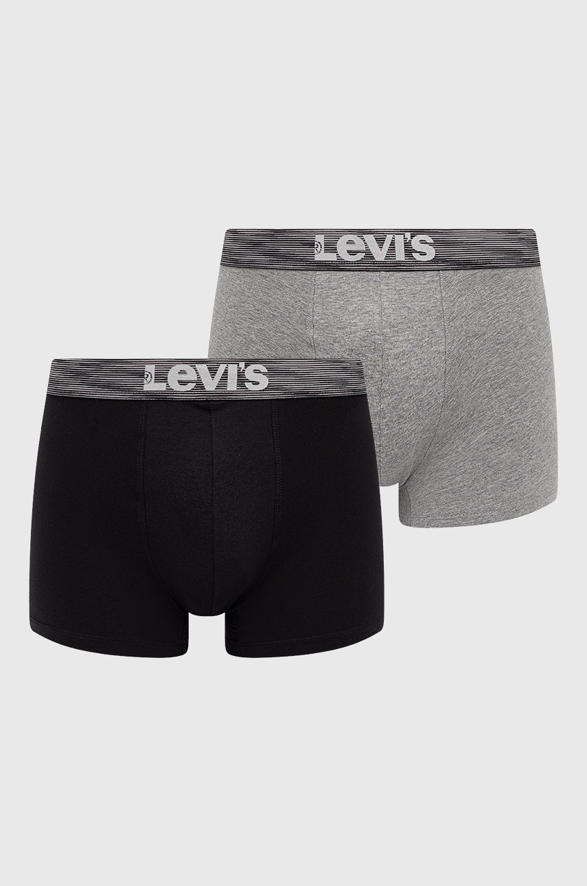 

Боксерки Levi' мъжки в сиво, Сив