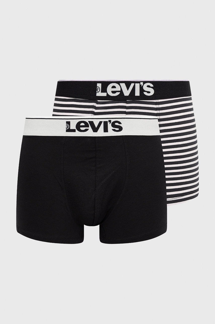 

Боксерки Levi' мъжки в черно, Черен