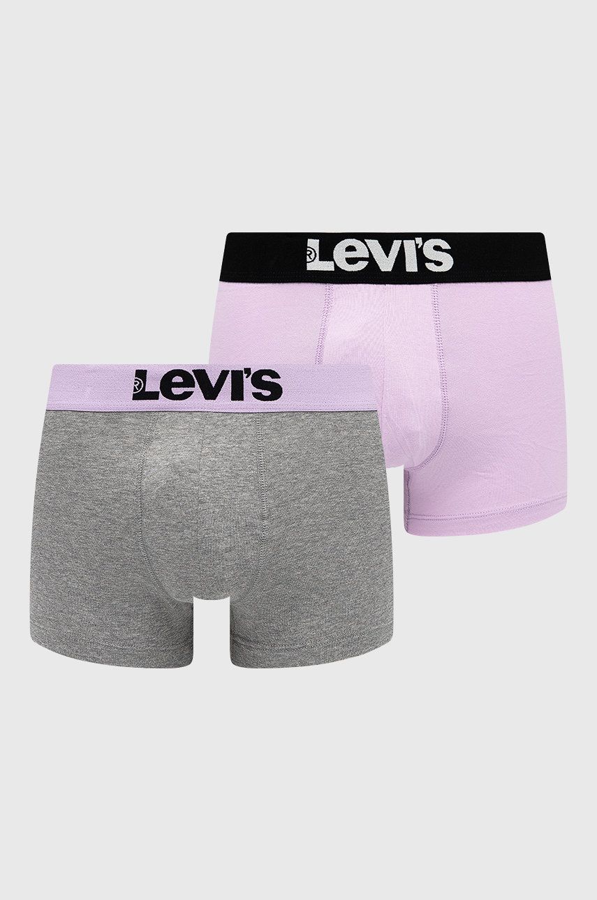 Levi’s boxeri barbati, culoarea gri 2023 ❤️ Pret Super answear imagine noua 2022