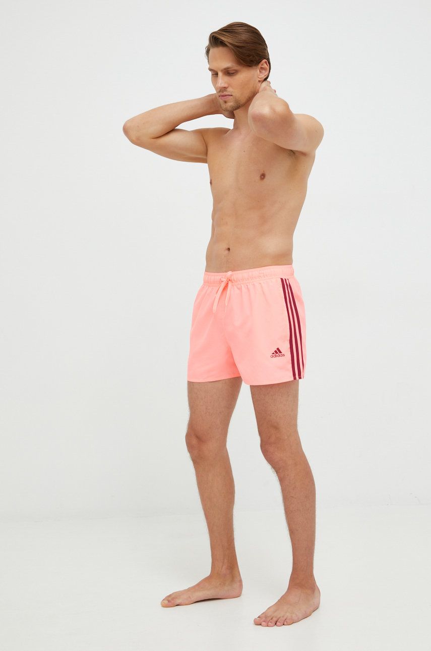 adidas Performance szorty kąpielowe kolor różowy