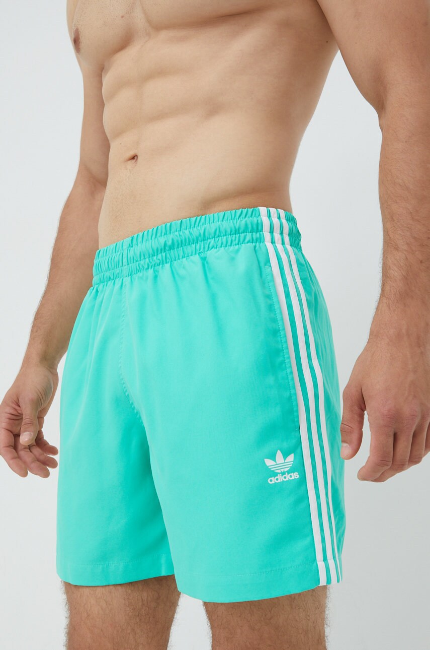 

Купальные шорты adidas Originals Adicolor цвет бирюзовый