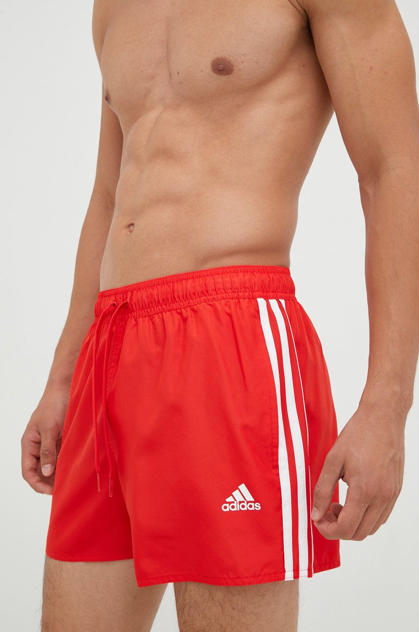 Adidas Performance szorty kąpielowe kolor czerwony
