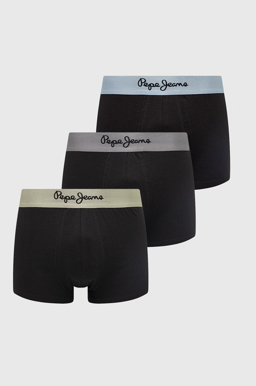 Pepe Jeans boxeri Bran barbati, culoarea negru answear.ro