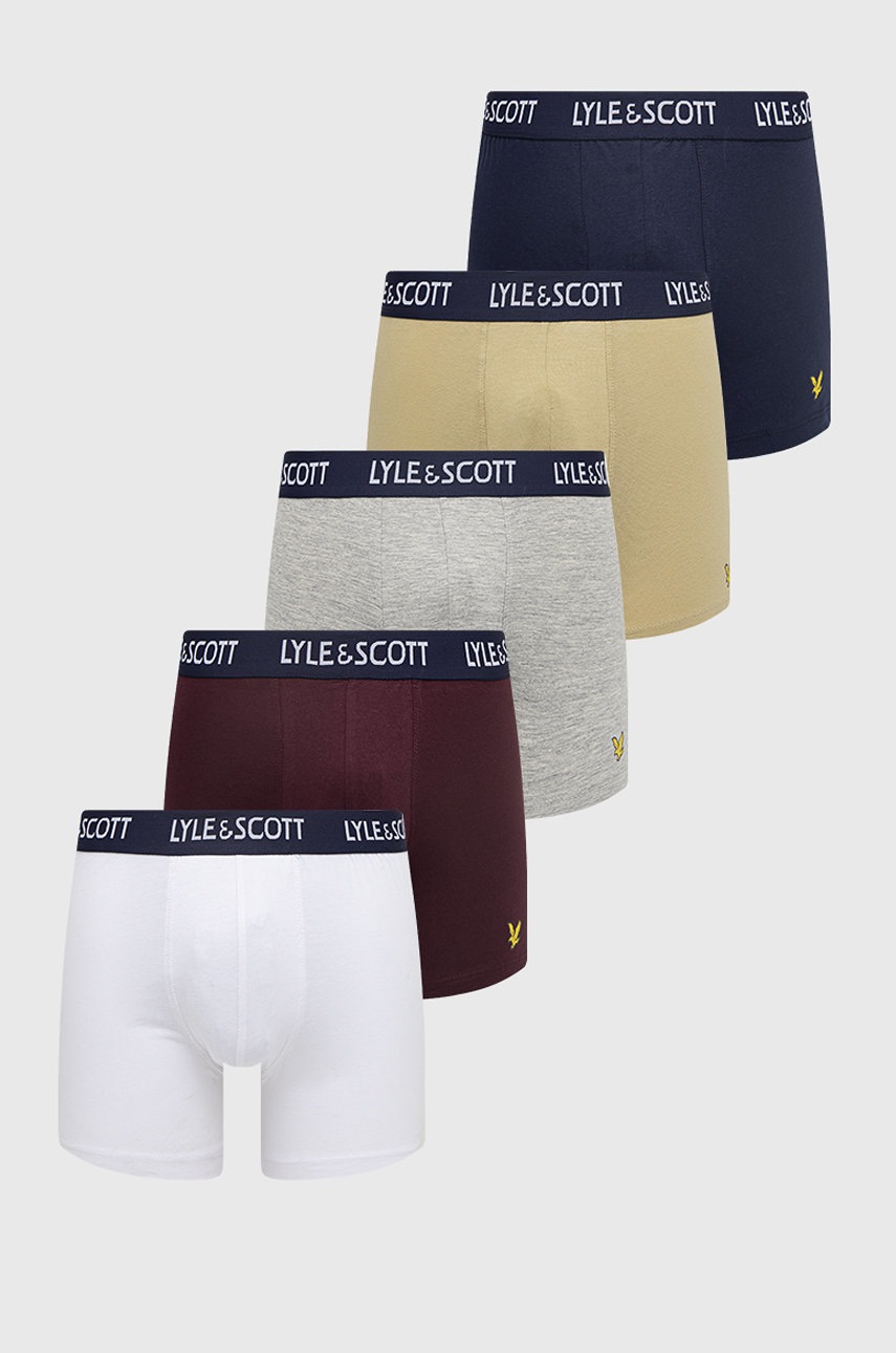 Lyle & scott boxeri miller (5-pack) barbati