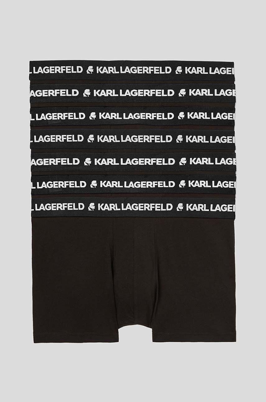 Levně Boxerky Karl Lagerfeld pánské, černá barva