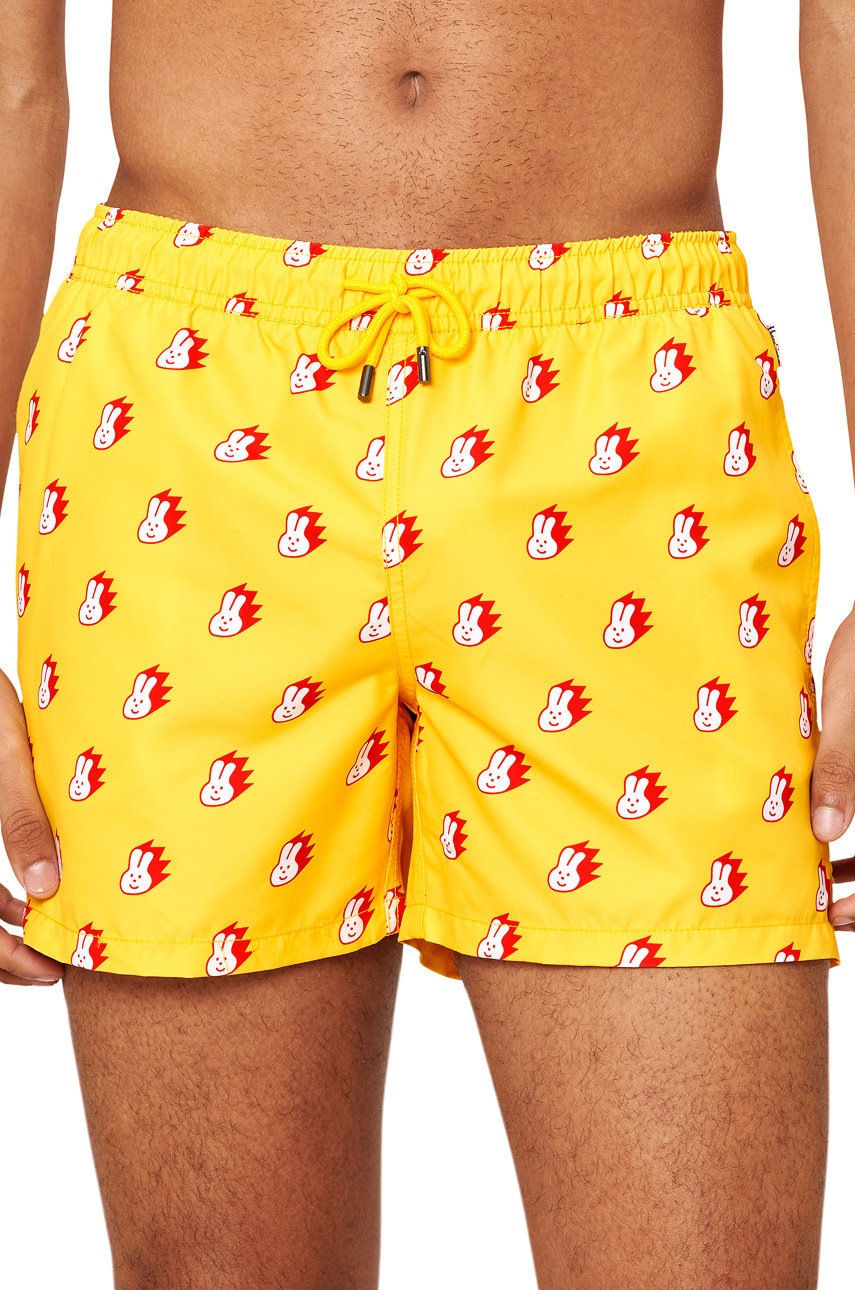 Σορτς κολύμβησης Happy Socks χρώμα: κίτρινο