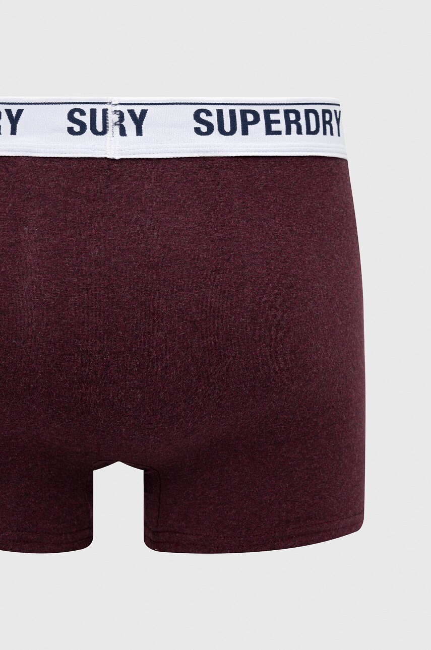 

Боксеры Superdry мужские цвет бордовый