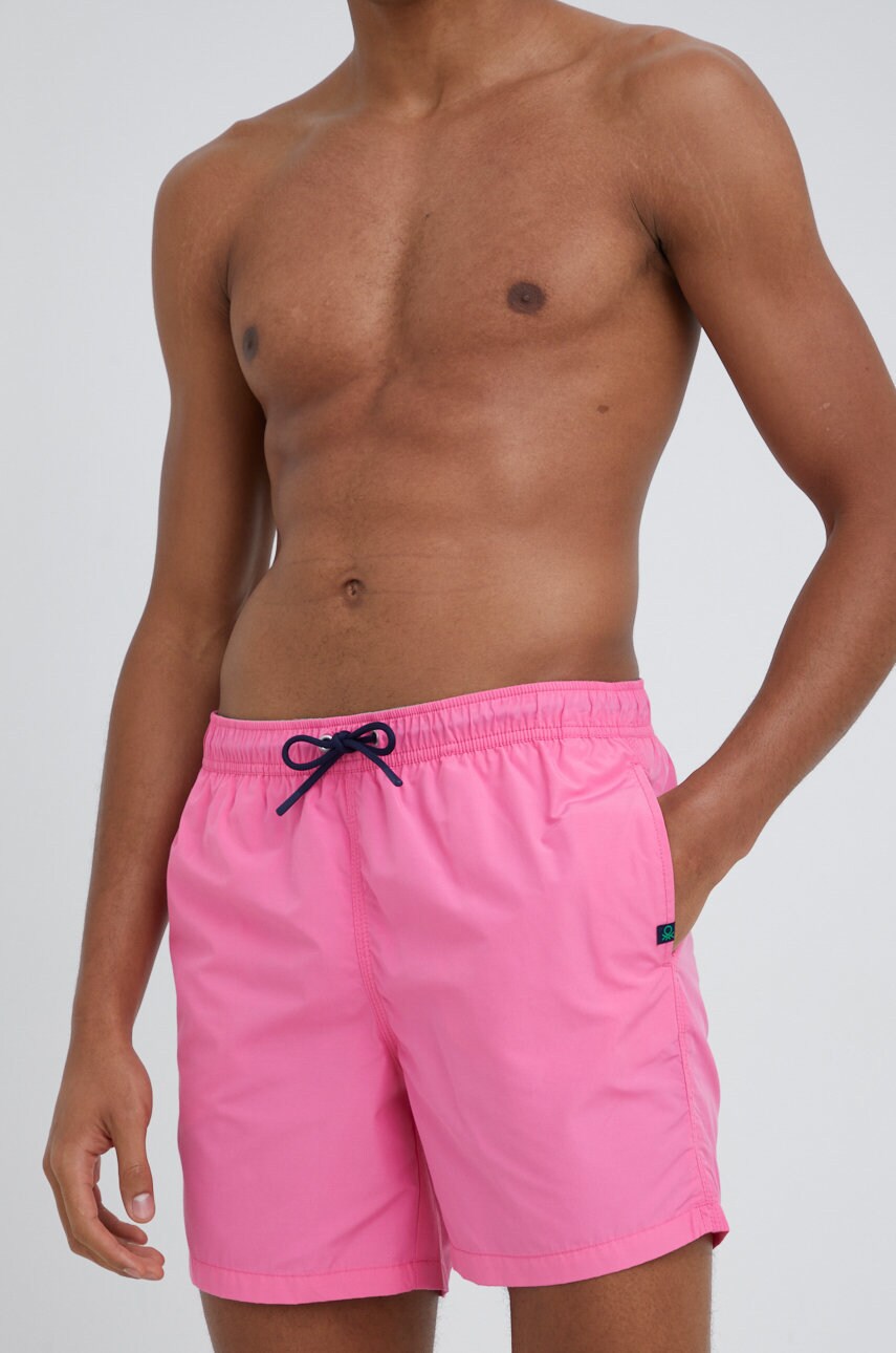 United colors of benetton pantaloni scurti de baie culoarea violet