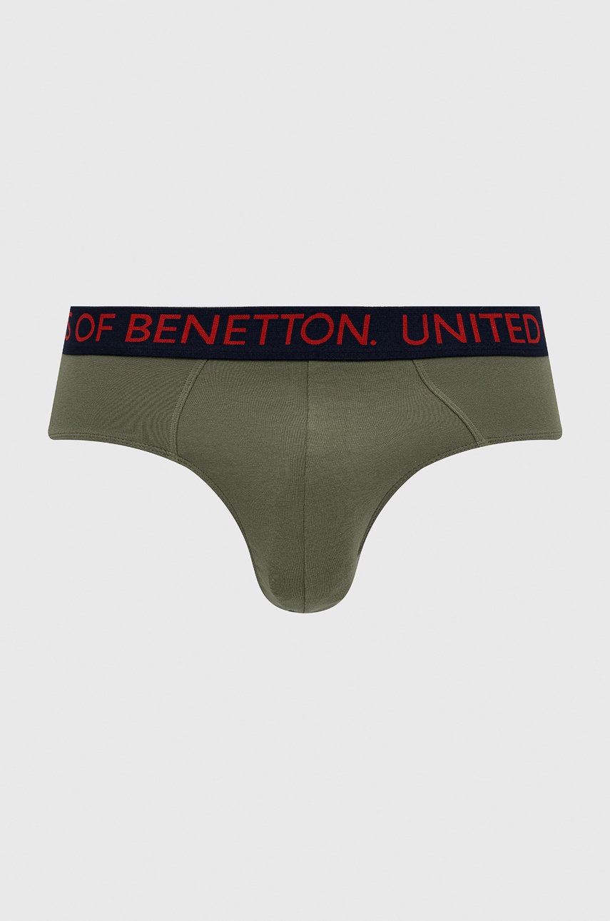

Слипове United Colors of Benetton мъжки в зелено, Зелен
