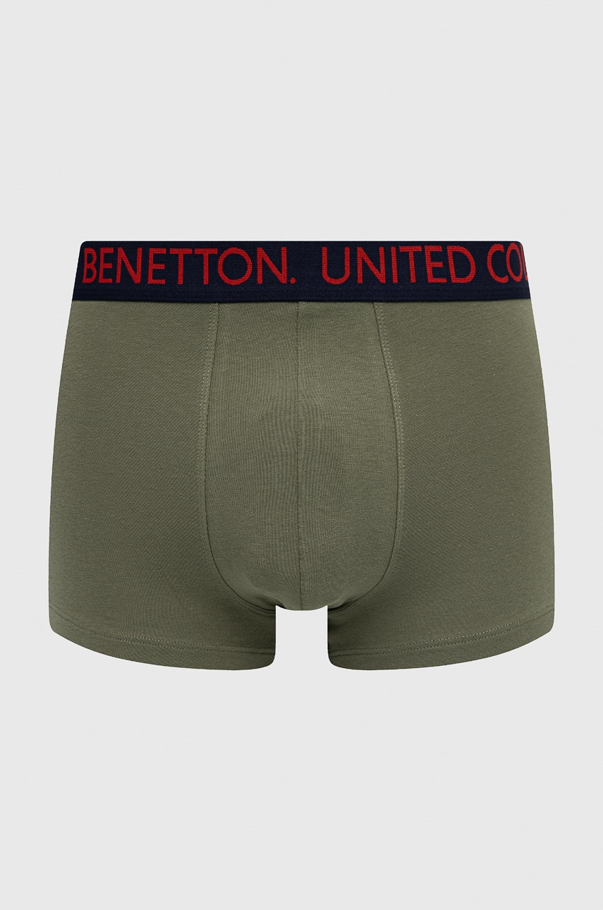 

Боксерки United Colors of Benetton мъжки в зелено, Зелен