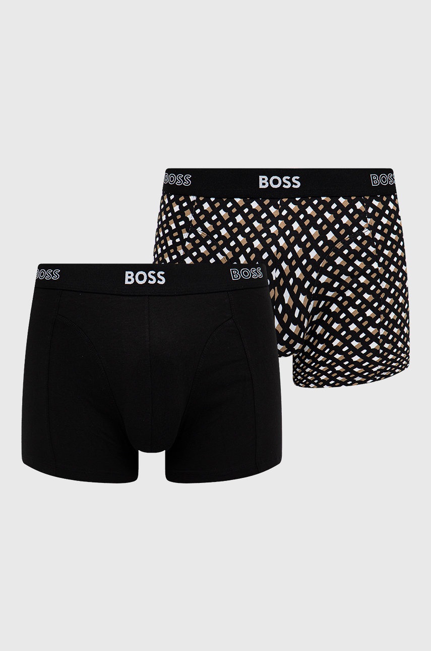 

Боксерки BOSS мъжко в черно, Черен