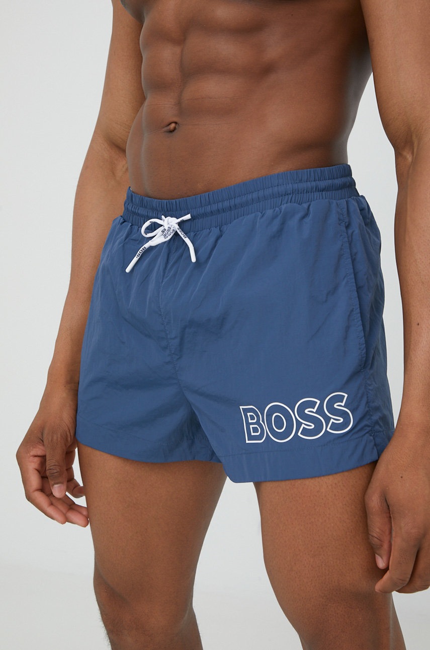 

Плувни шорти BOSS в тъмносиньо, Тъмносин