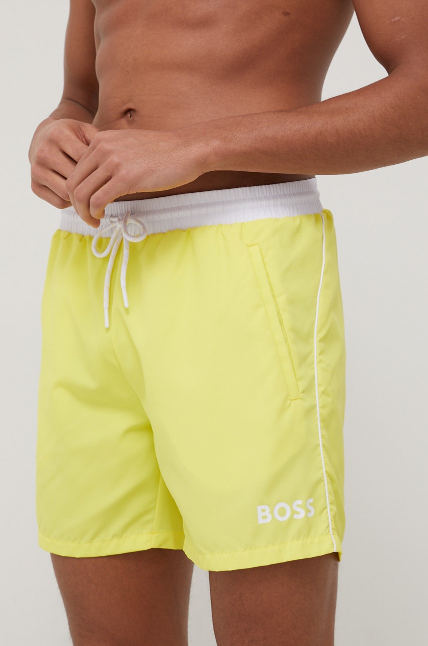 

Купальные шорты BOSS цвет жёлтый