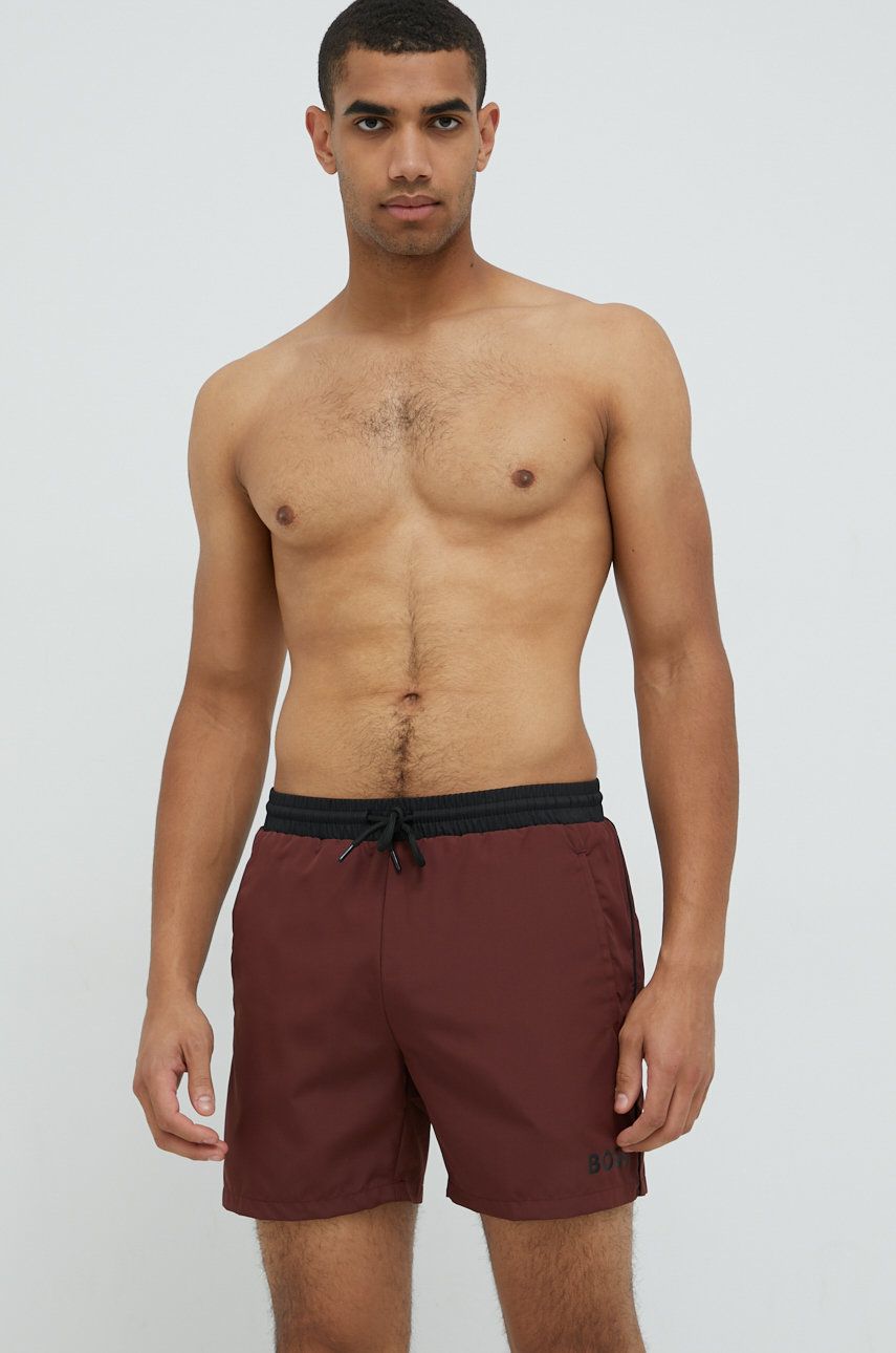 BOSS pantaloni scurti de baie culoarea violet Bărbaţi 2023-03-21