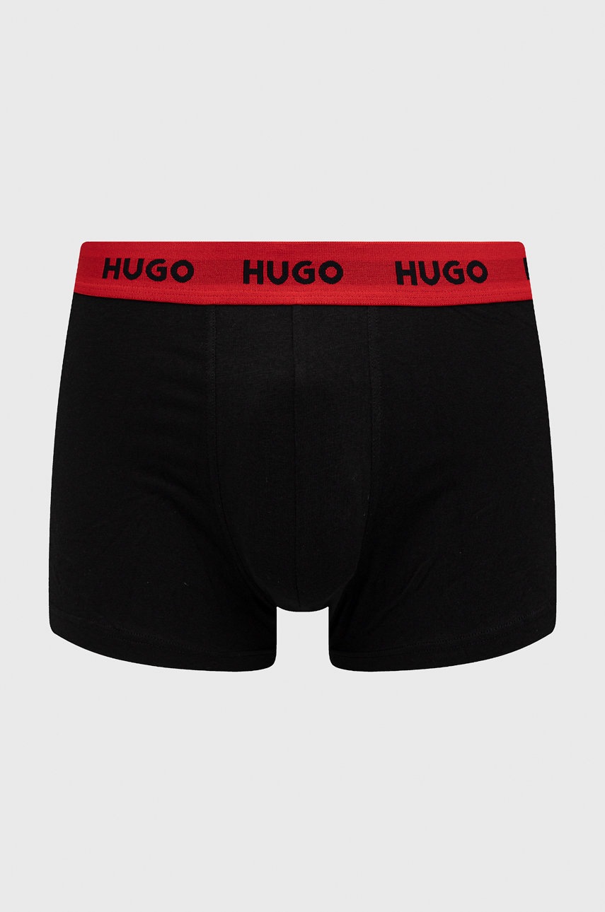 

Боксери HUGO (3-pack) чоловічі колір чорний