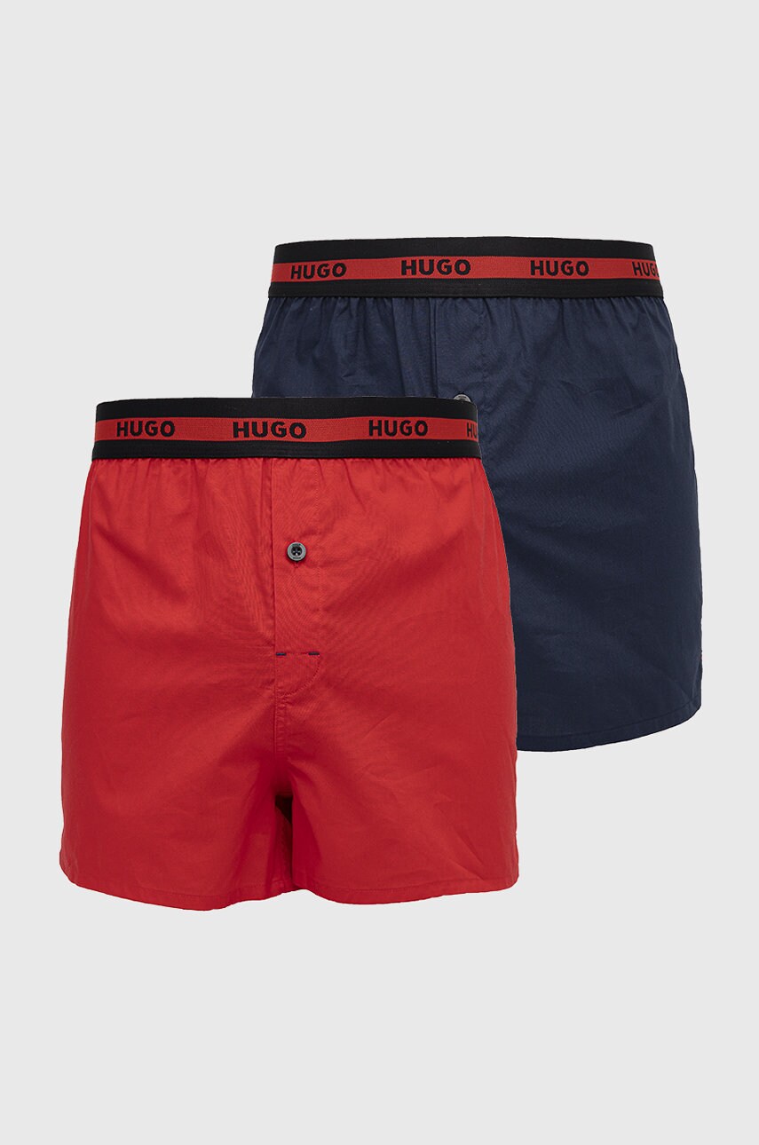 Hugo boxeri de bumbac culoarea albastru marin