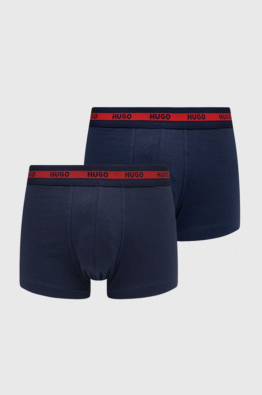 HUGO boxeri 2- pack) barbati, culoarea albastru marin 2023 ❤️ Pret Super answear imagine noua 2022